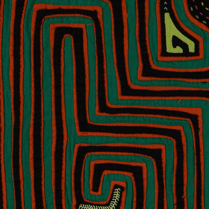 Black Green And Orange Long Arm Dude Mola