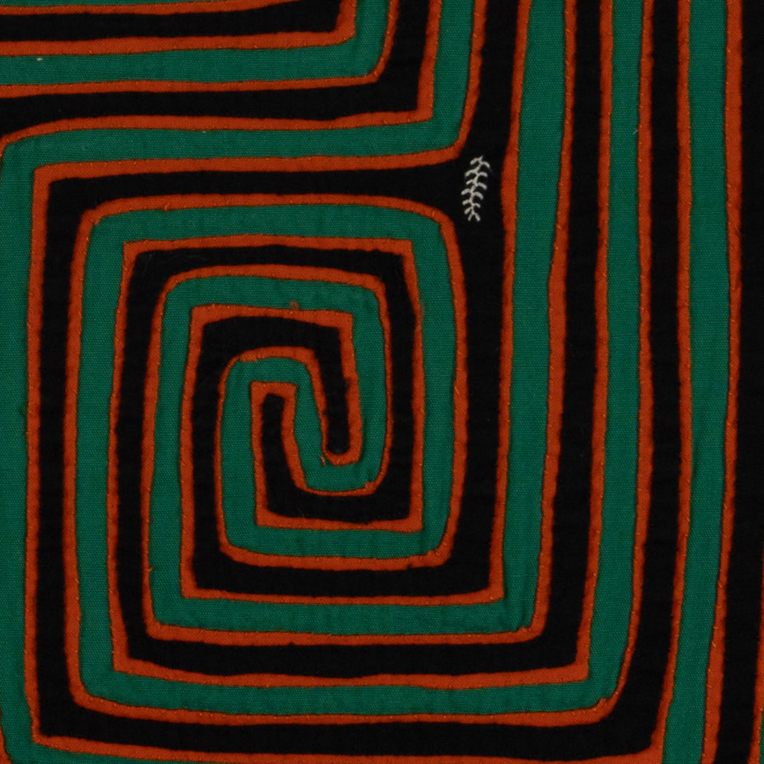 Black Green And Orange Long Arm Dude Mola