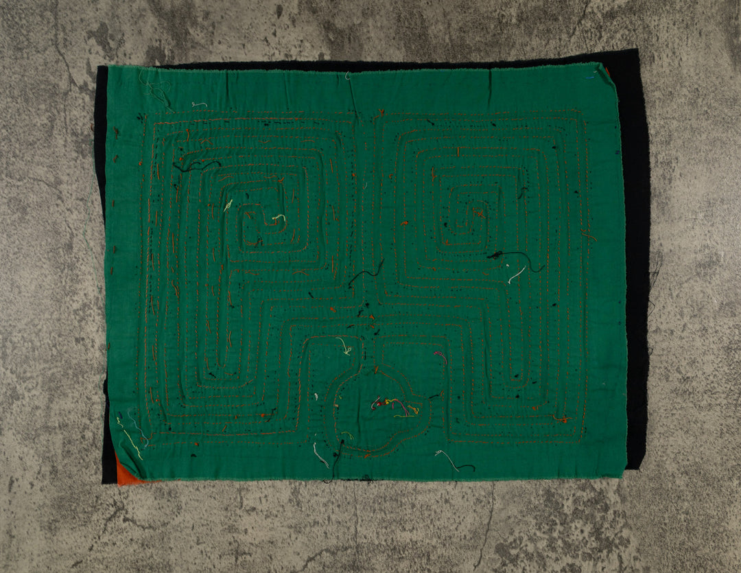 Black Green And Orange Long Arm Dude Mola