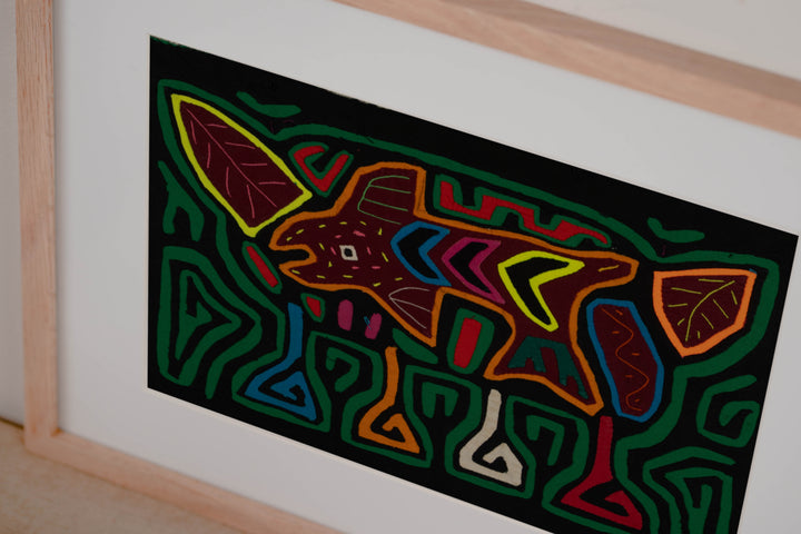Traditional Green And Burgundy Fish Mola