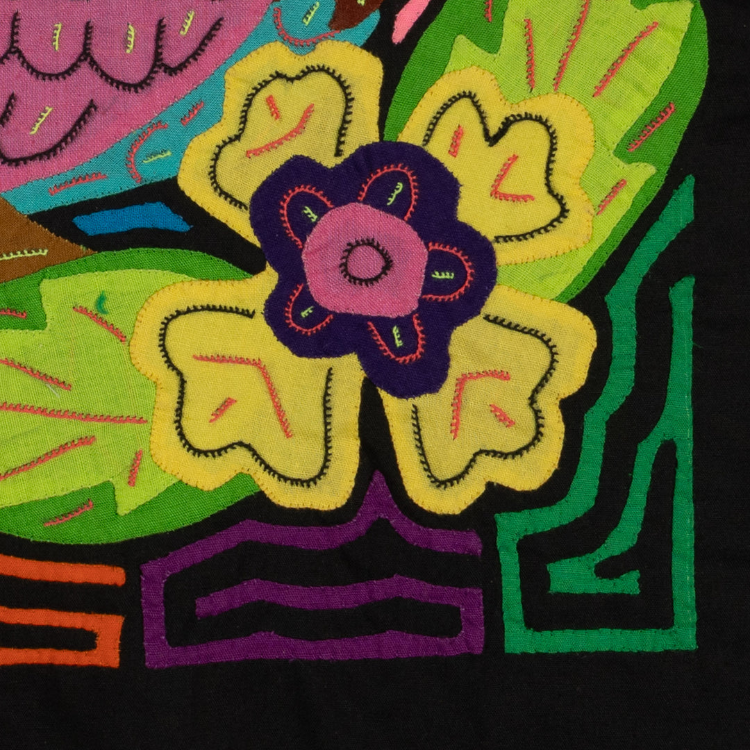 Fantasy Pink And Blue Toucan Parrot Bird Mola