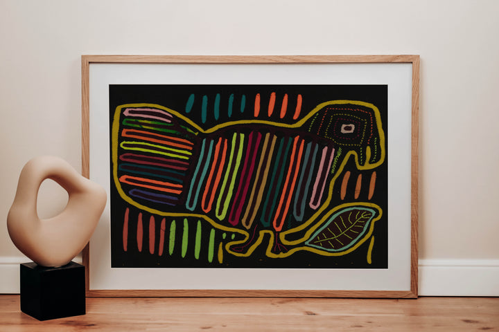Rainbow Colors Partridge Jungle Bird Mola