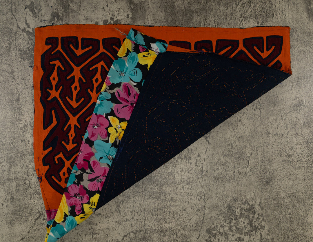 Classic Design Orange Former Blouse Mola