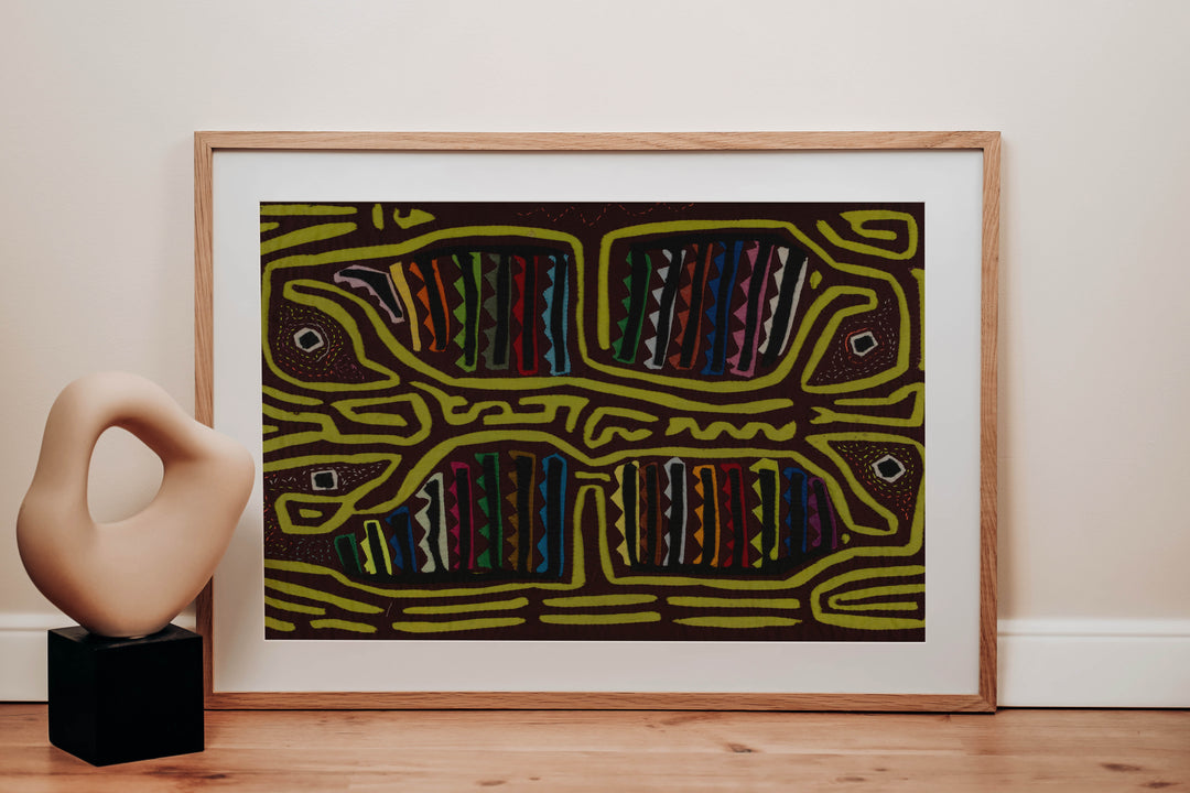 Maroon And Chartruce Weird Bird Mola