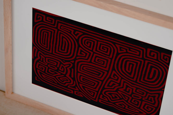 Black And Red Machete And Dog Mola