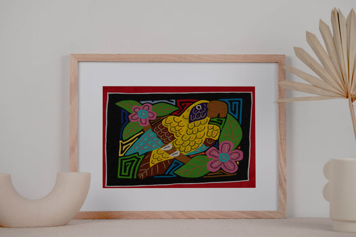 Fantasy Yellow Parrot Bird Mola