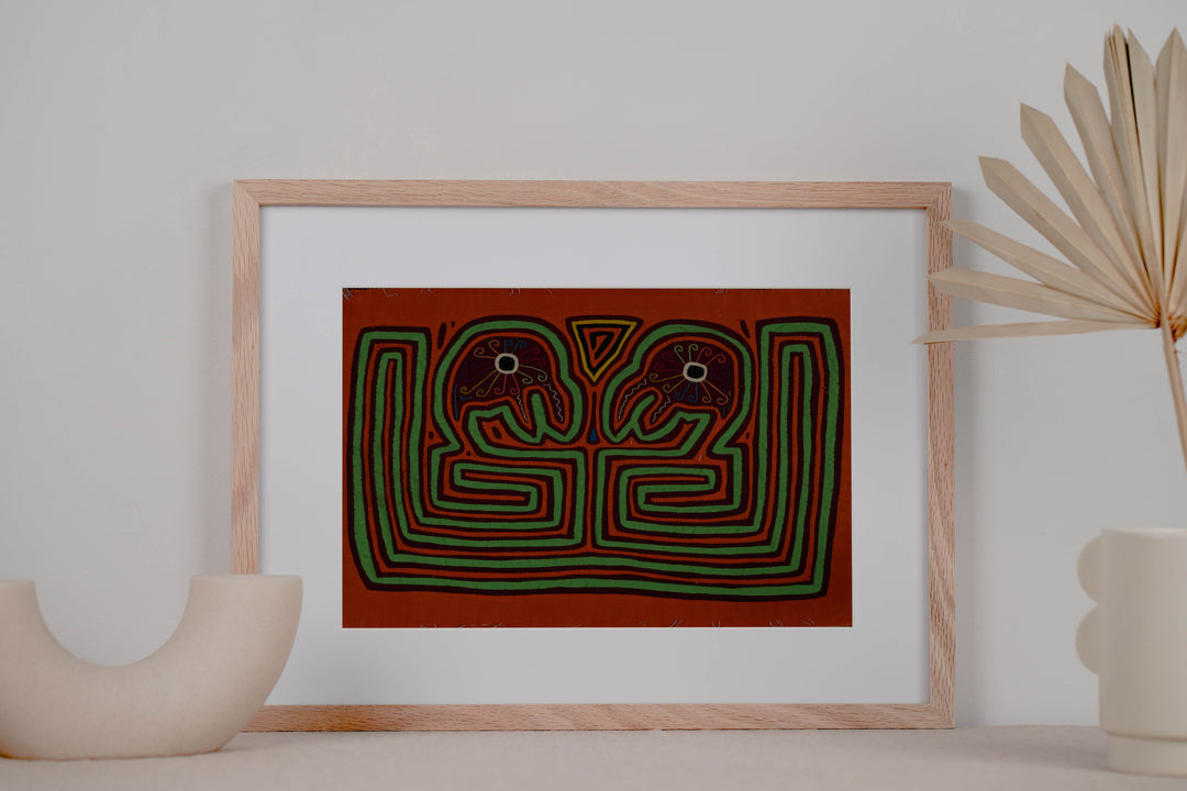 Classic Orange And Green Talking Heads Mola