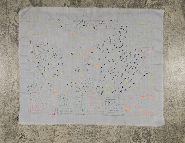 Fantasy Green And Orange Three Parrot Bird Mola