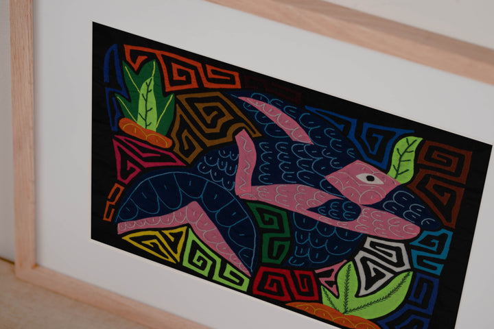 Fantasy Pink And Blue Dolphin Mola