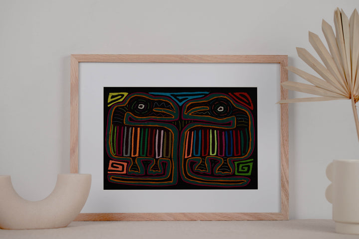 Classic Rainbow Colors Buzzard Bird Mola