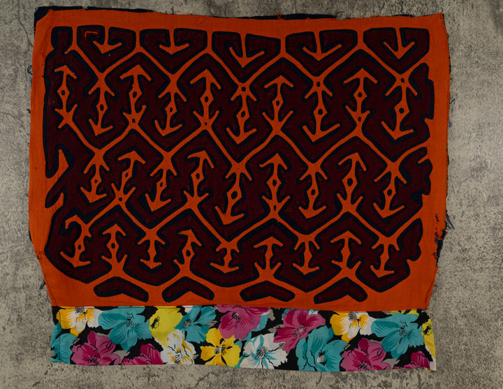 Classic Design Orange Former Blouse Mola (Copy)