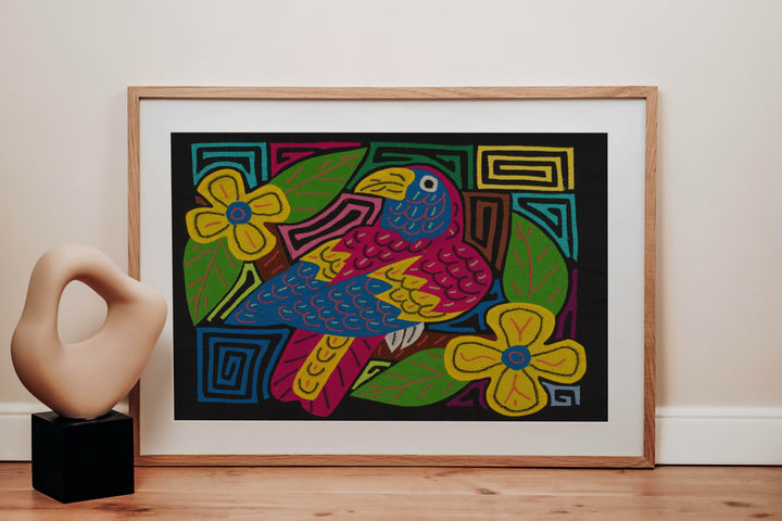 Fantasy Red Blue And Yellow Toucan Bird Mola