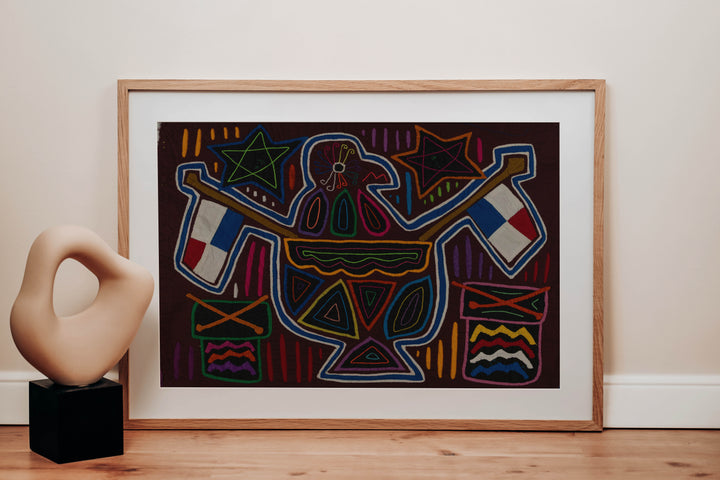 Multi-Color Patriotic Flag Mola