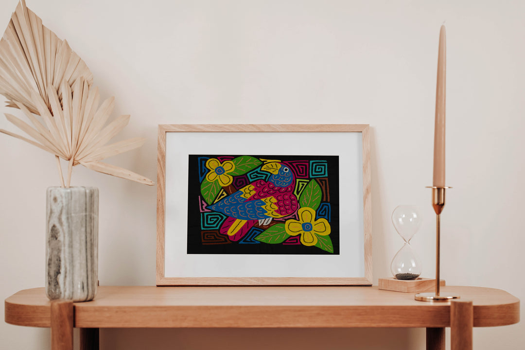 Fantasy Red And Blue Toucan Bird Mola