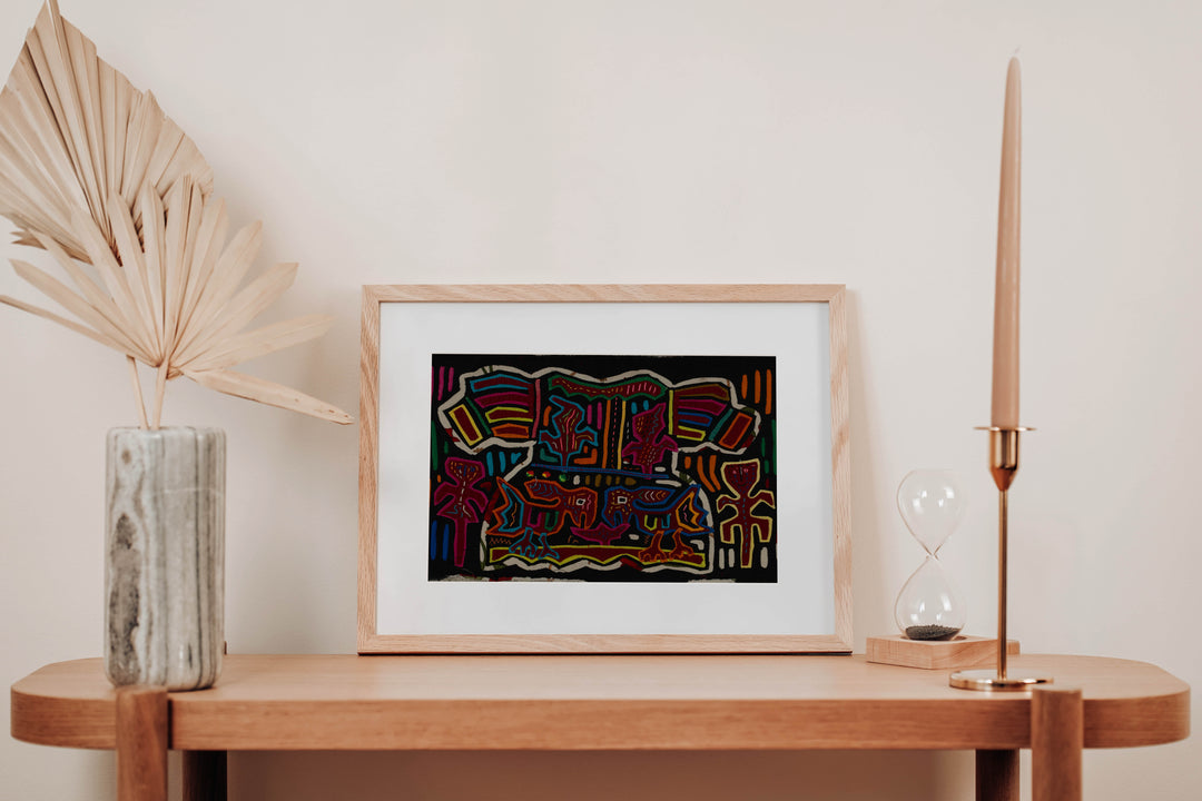 Multi-Color Little Girl Dress Mola (Copy)