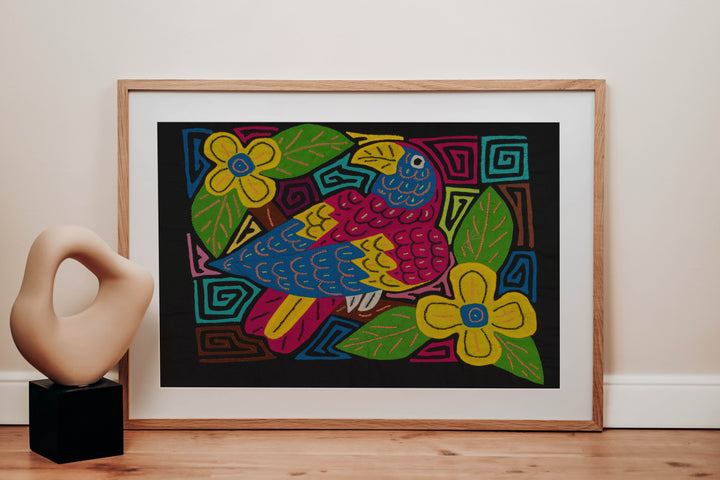 Fantasy Red And Blue Toucan Bird Mola