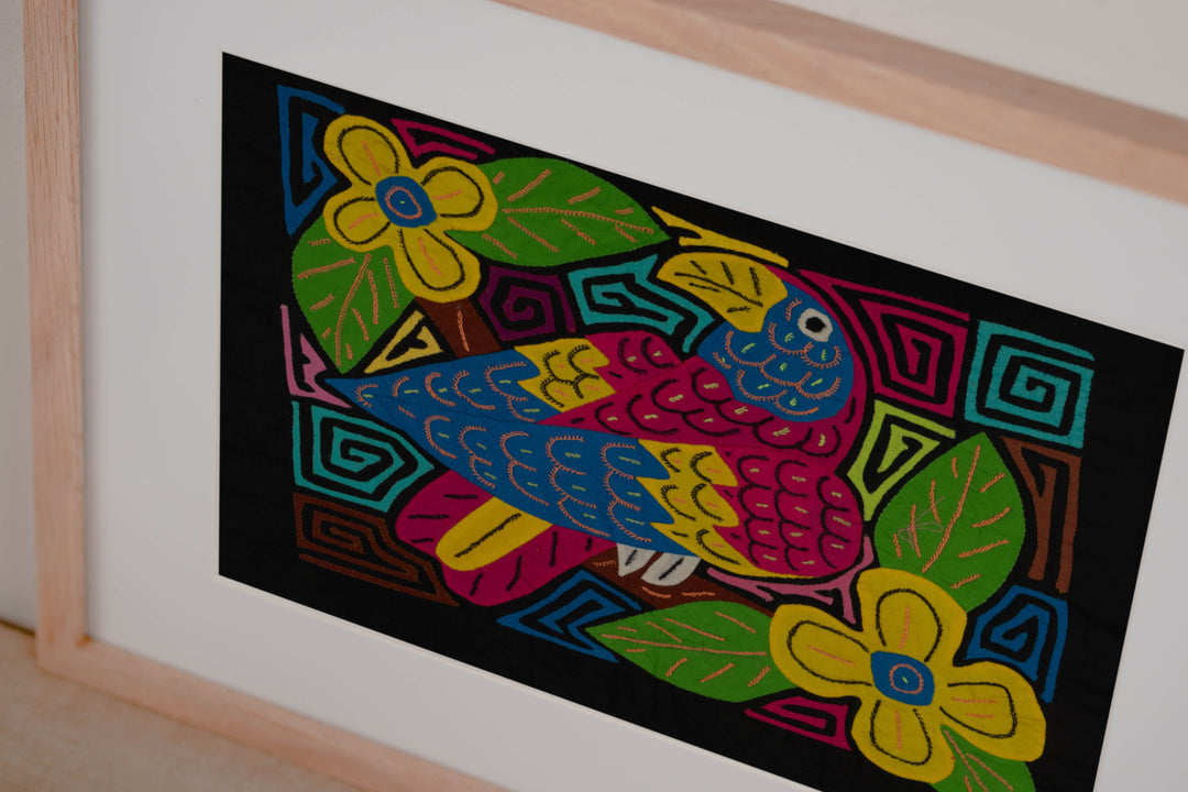 Fantasy Red And Blue Toucan Bird Mola