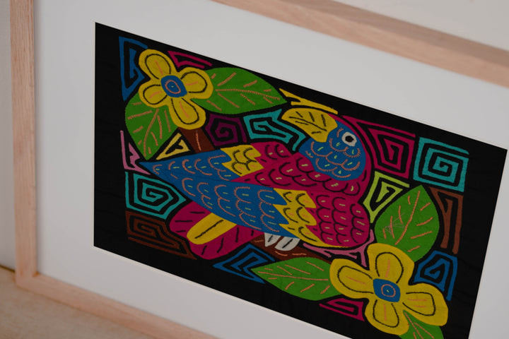 Fantasy Red And Blue Toucan Bird Mola