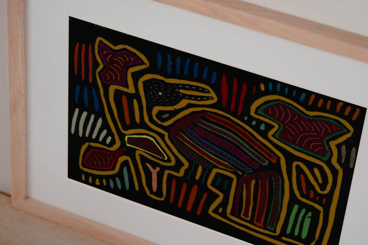 Black And Gold Rainforest Bird Mola