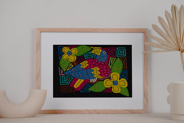 Fantasy Red And Blue Toucan Bird Mola