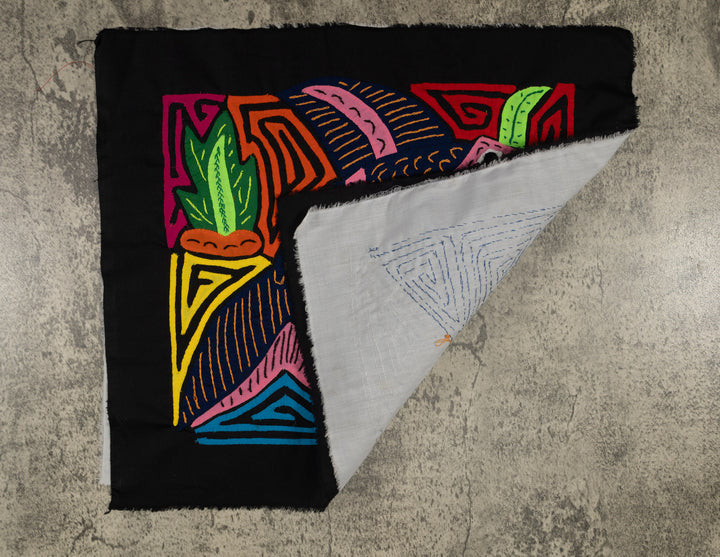 Fantasy Pink And Blue Dolphin Mola