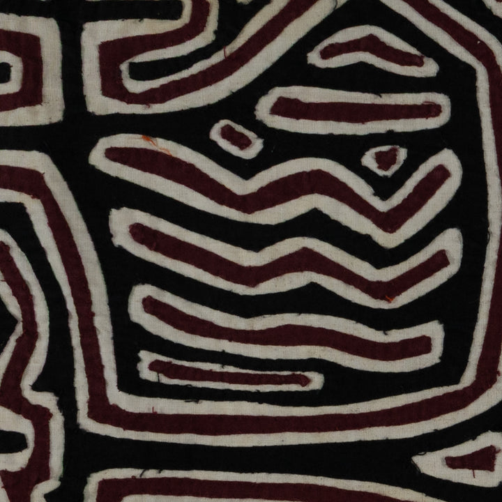 Black White And Maroon Classic Design Mola