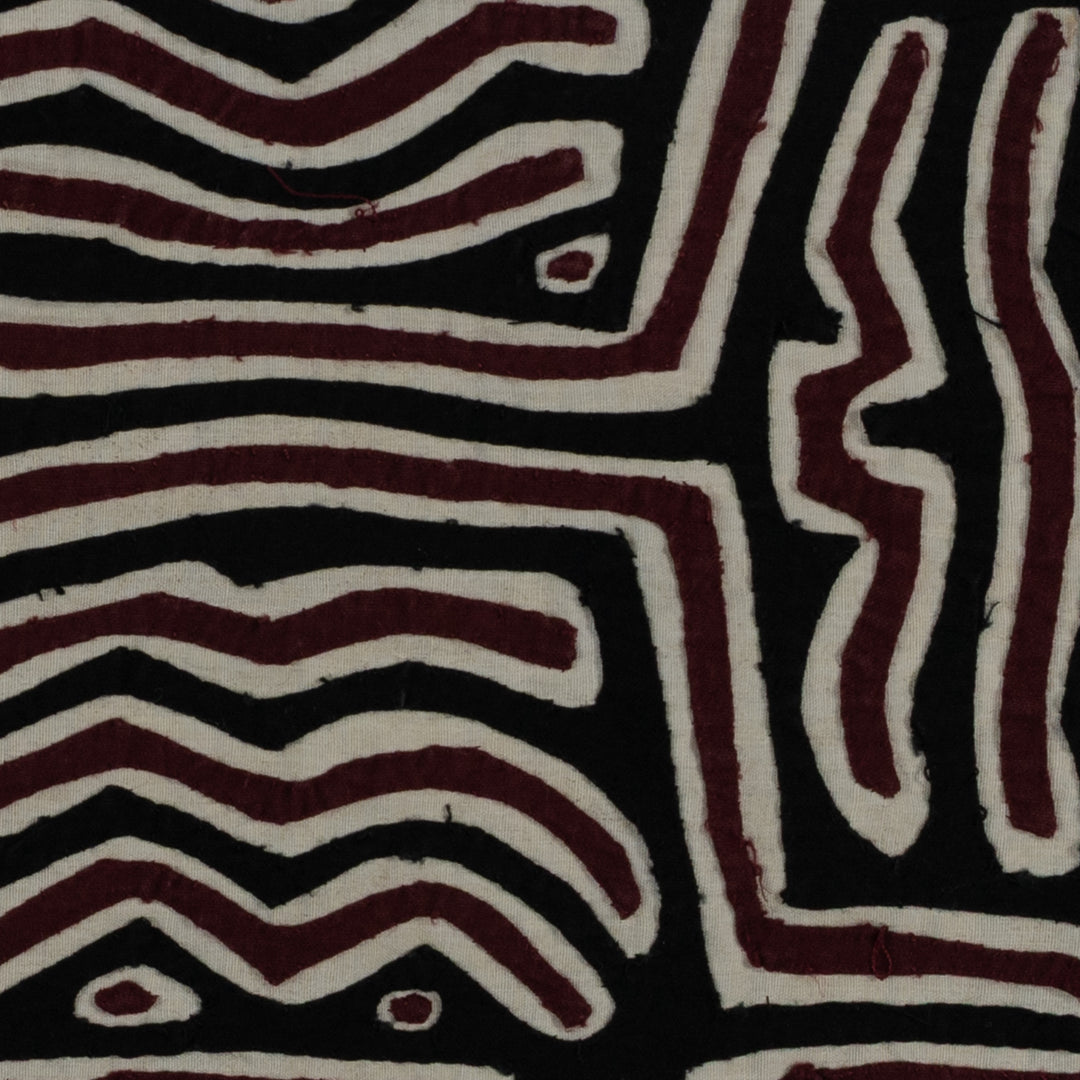 Black White And Maroon Classic Design Mola