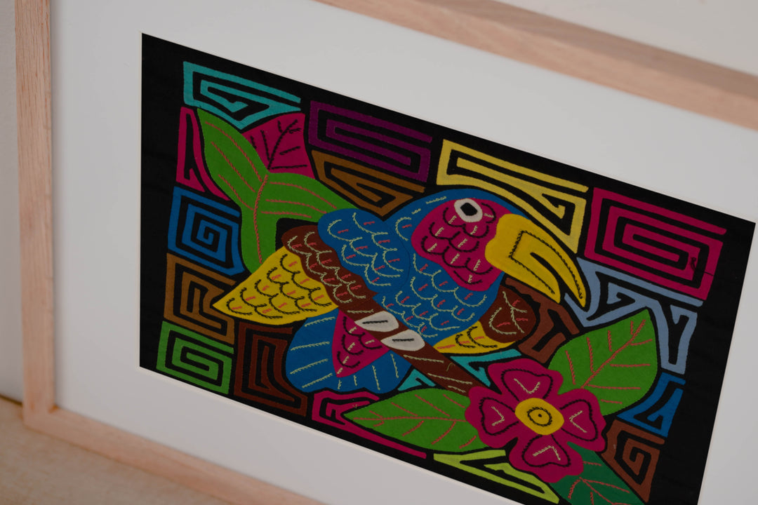 Fantasy Red Blue And Yellow Toucan Bird Mola