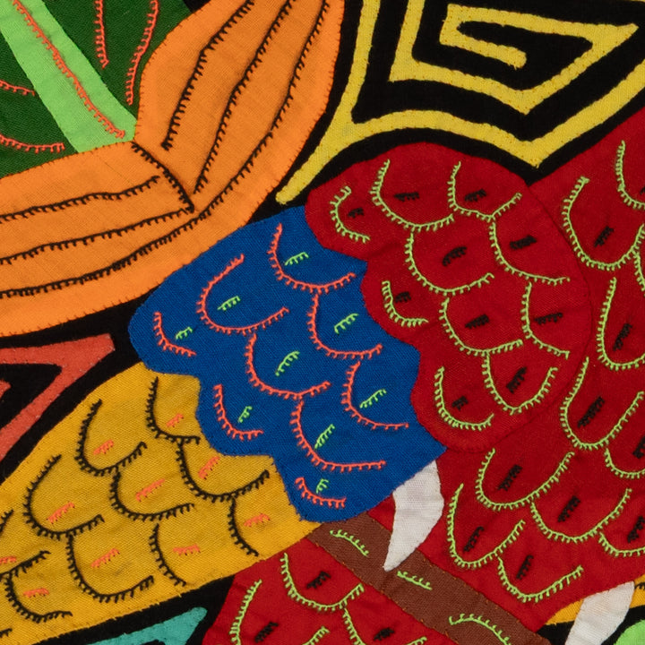 Fantasy Red Blue And Yellow Two Parrot Bird Mola