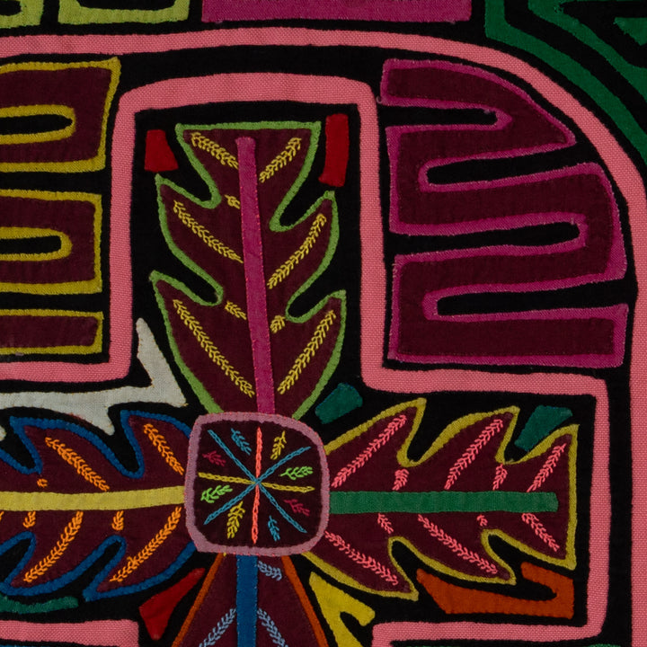 Rainbow Colors Palm Leaf Mola