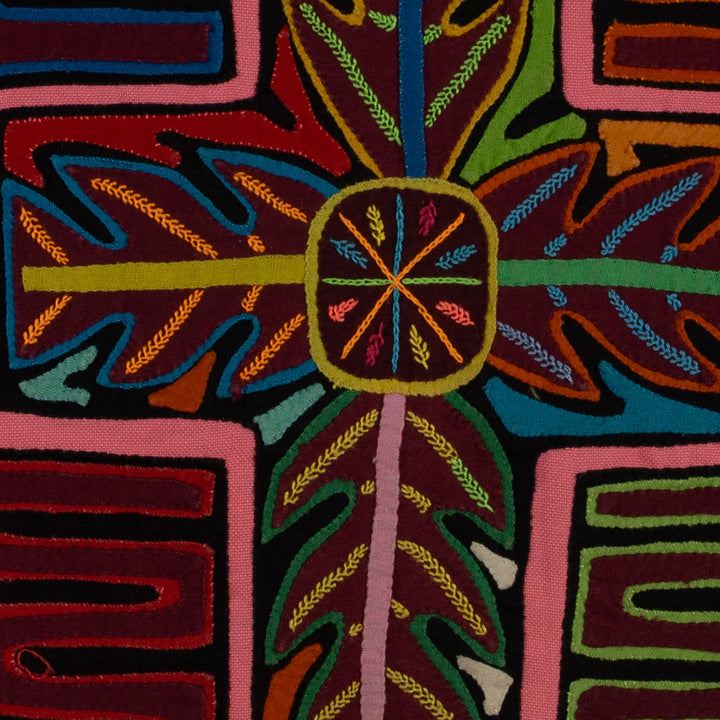 Rainbow Colors Palm Leaf Mola