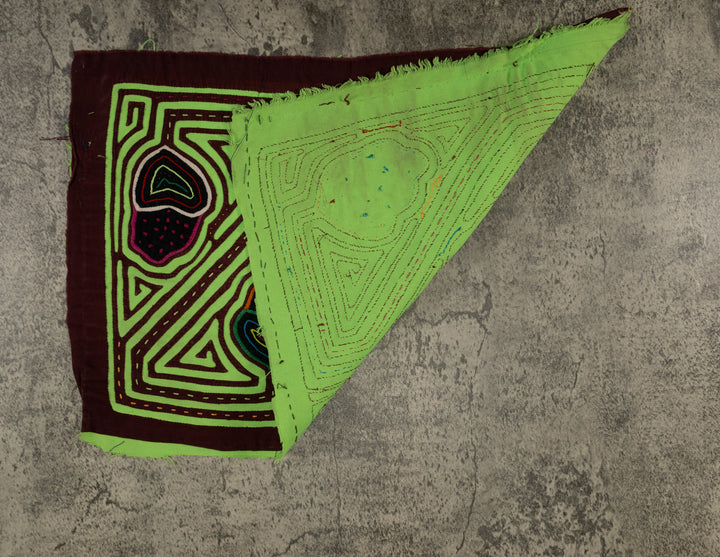 Maroon And Green Strawberry Fruit Mola