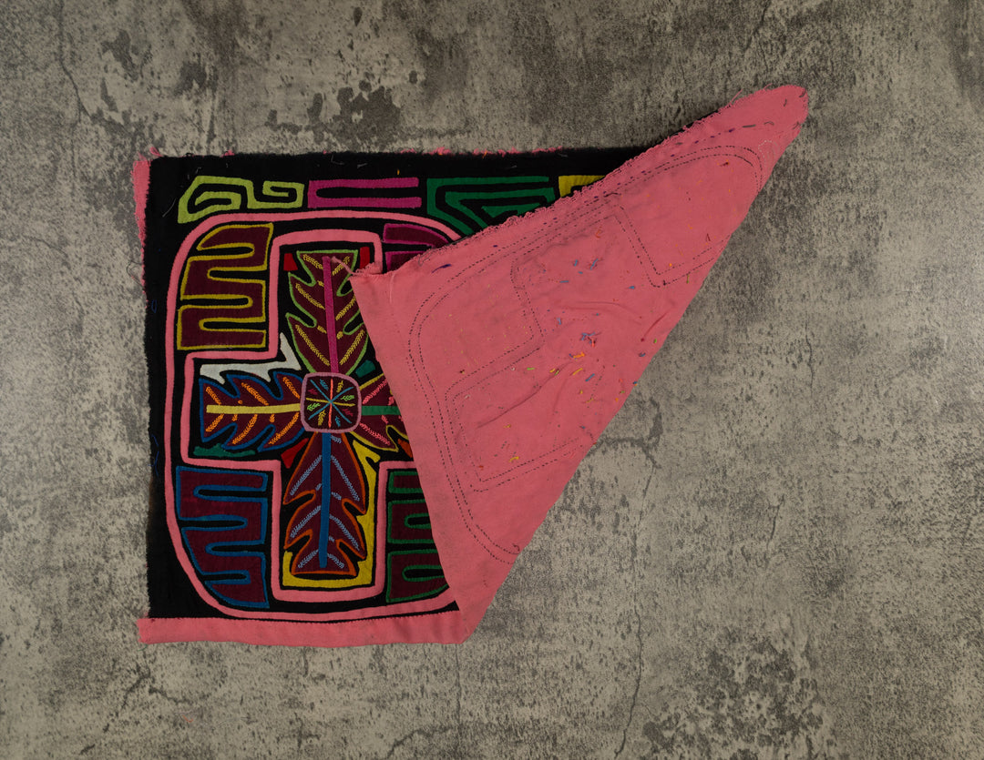 Rainbow Colors Palm Leaf Mola