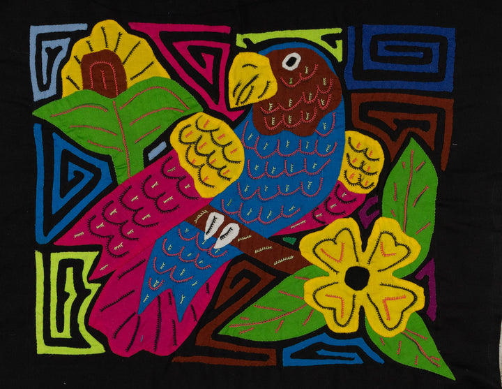 Fantasy Red Blue And Yellow Parrot Bird Mola