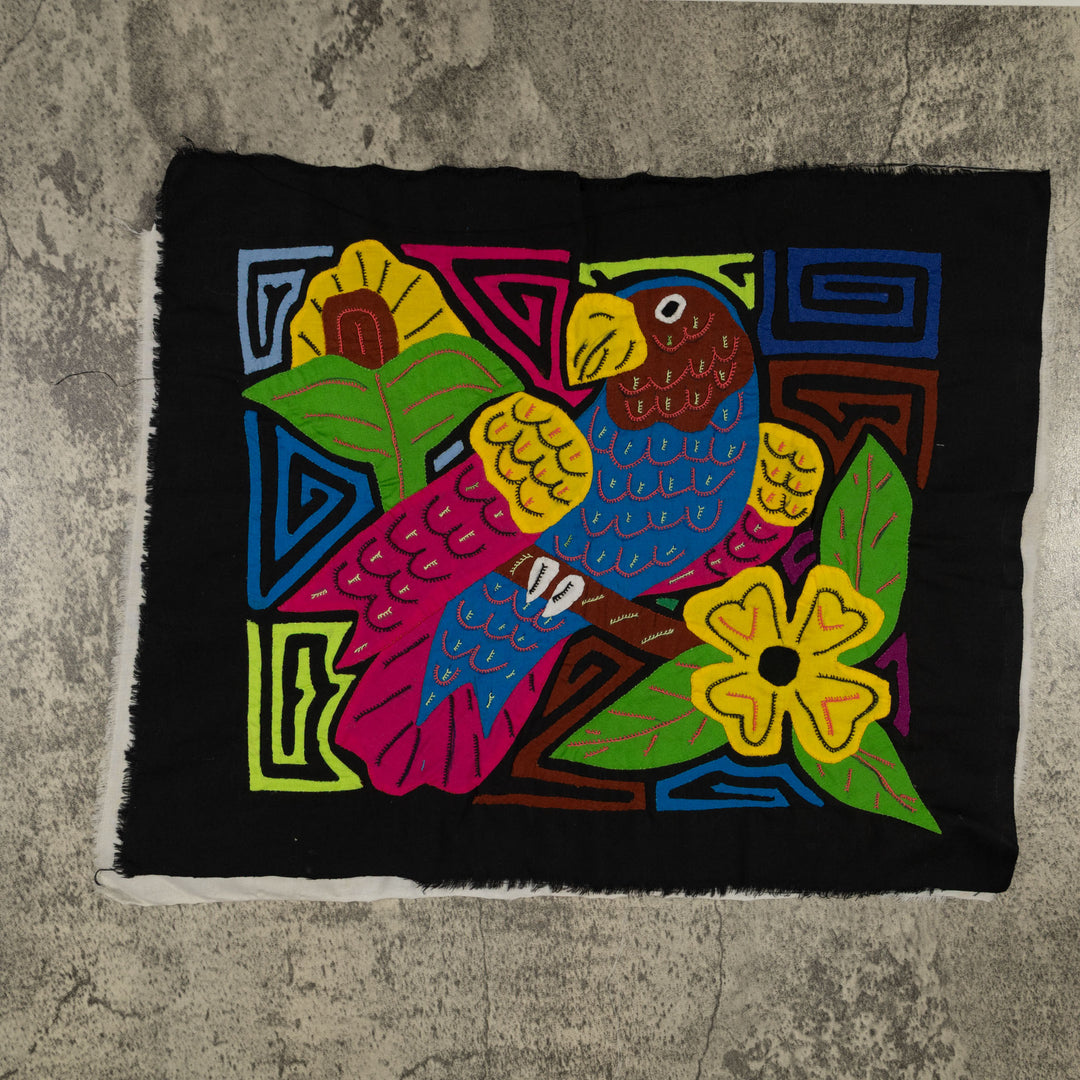 Fantasy Red Blue And Yellow Parrot Bird Mola