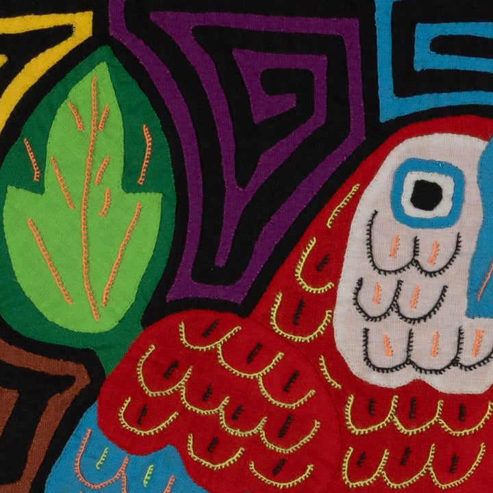 Fantasy Red Yellow And Orange Two Toucan Bird Mola