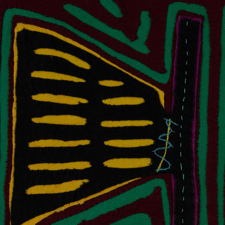 Burgundy And Green Hatchet Axe Mola