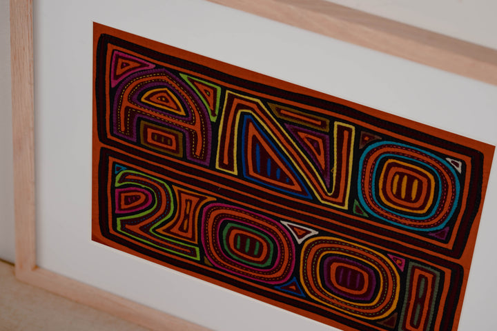 Traditional Multi-Color Year 2001 Mola