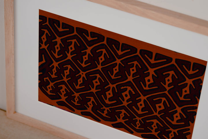 Classic Design Orange Former Blouse Mola