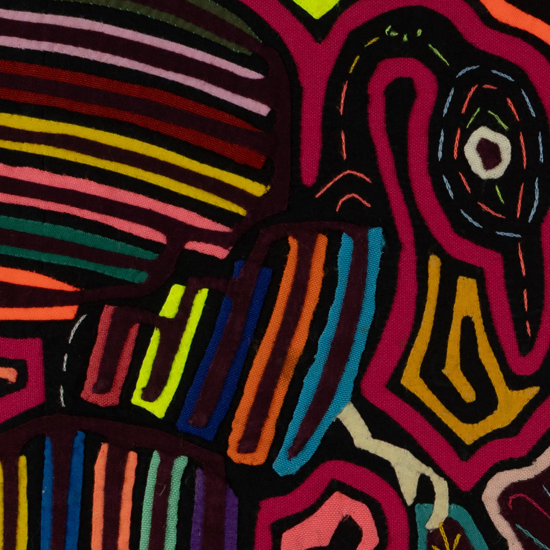 Rainbow Colors Lovebird Mola