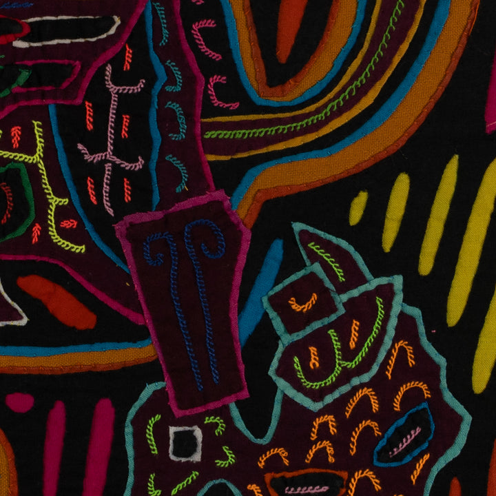 Multi-Color Mother Duck With Chick Mola