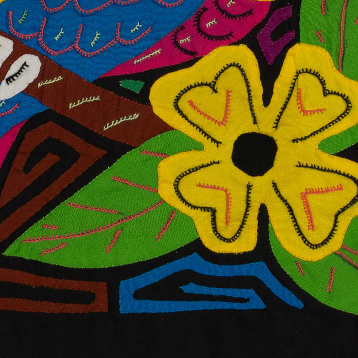 Fantasy Red Blue And Yellow Parrot Bird Mola