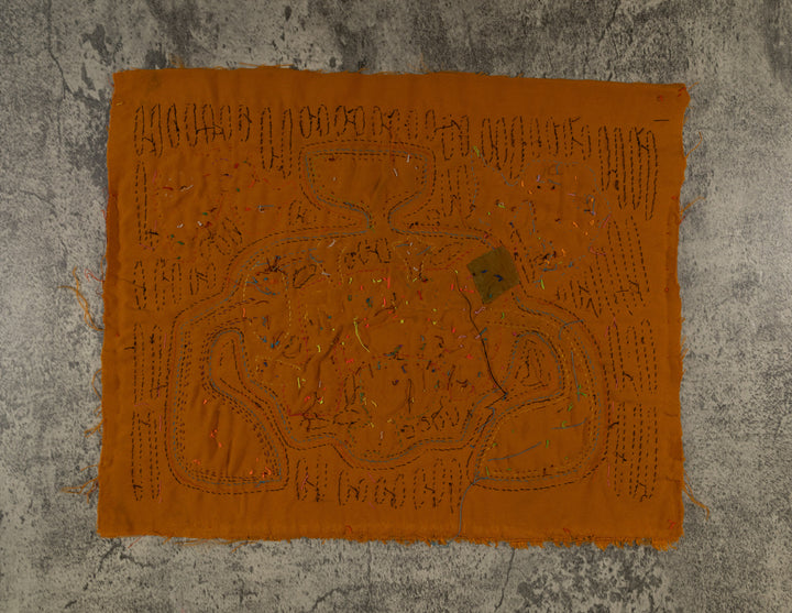 Multi-Color Mother Duck With Chick Mola