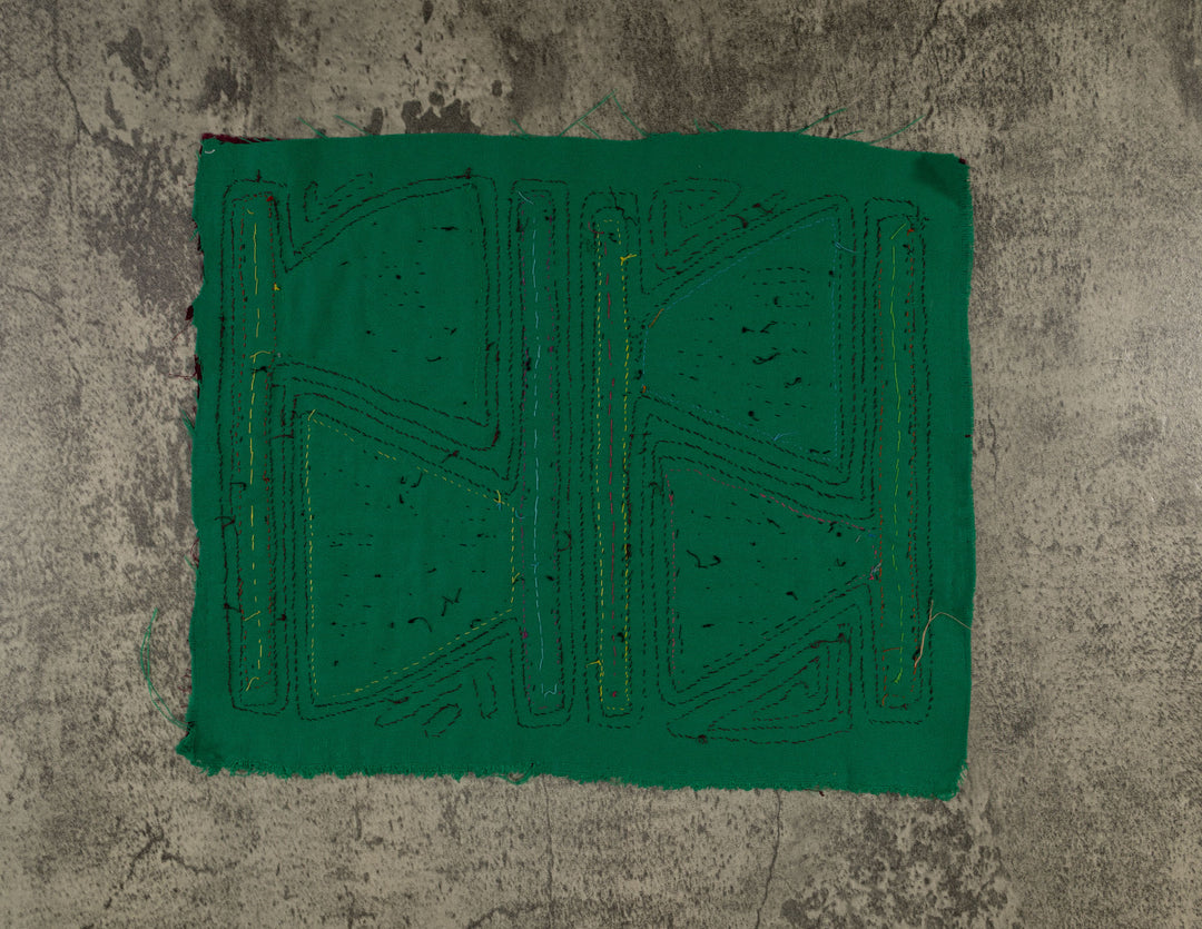 Burgundy And Green Hatchet Axe Mola