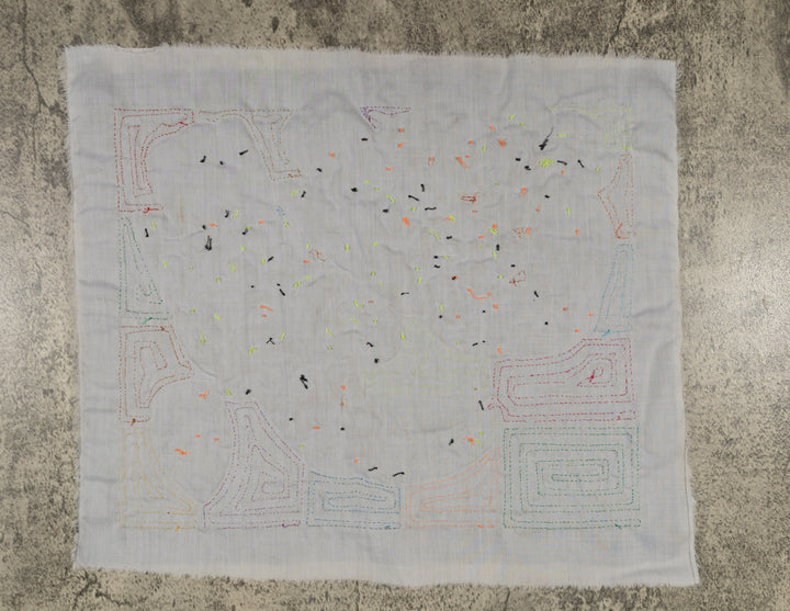 Fantasy Red Yellow And Orange Two Toucan Bird Mola