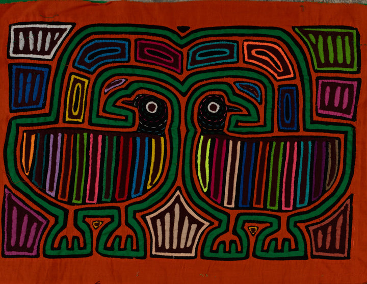 Orange And Green Tale Of Two Tails Mola