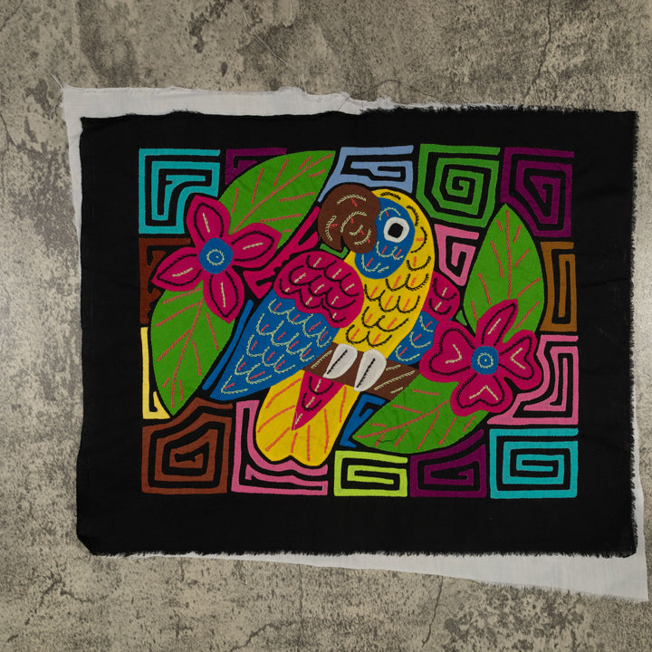 Fantasy Red Blue And Yellow Parrot Bird Mola