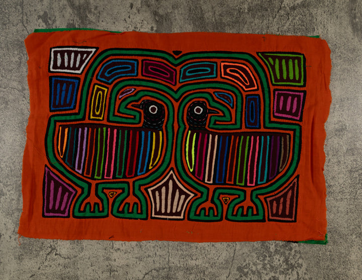 Orange And Green Tale Of Two Tails Mola