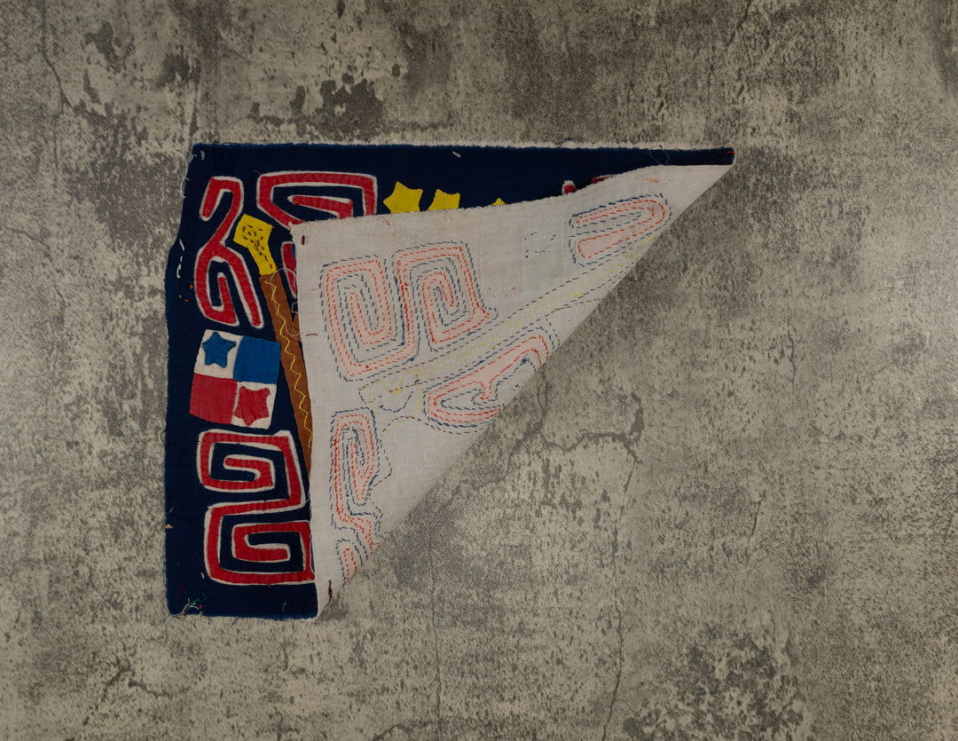 Vintage Red White And Blue Patriotic Flag Mola