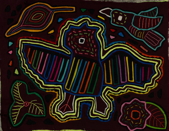 Maroon And Yellow Bat Bird Mola